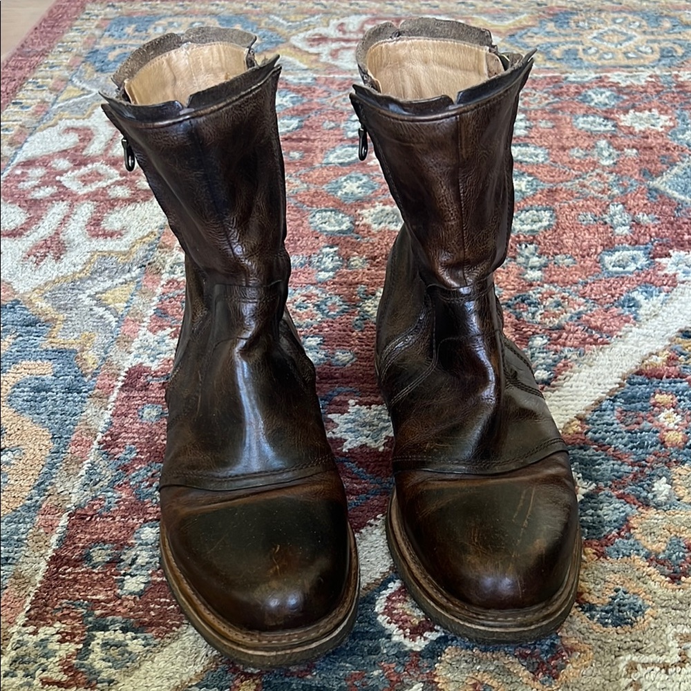 J Shoes Men's Brown Leather Boots size 10